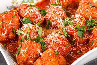 Full Belly Catering - Italian Meatballs
