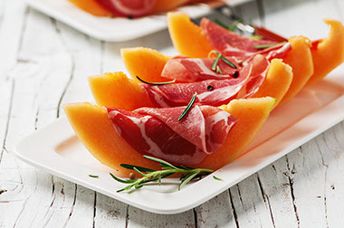 Full Belly Catering - Prosciutto and Melon